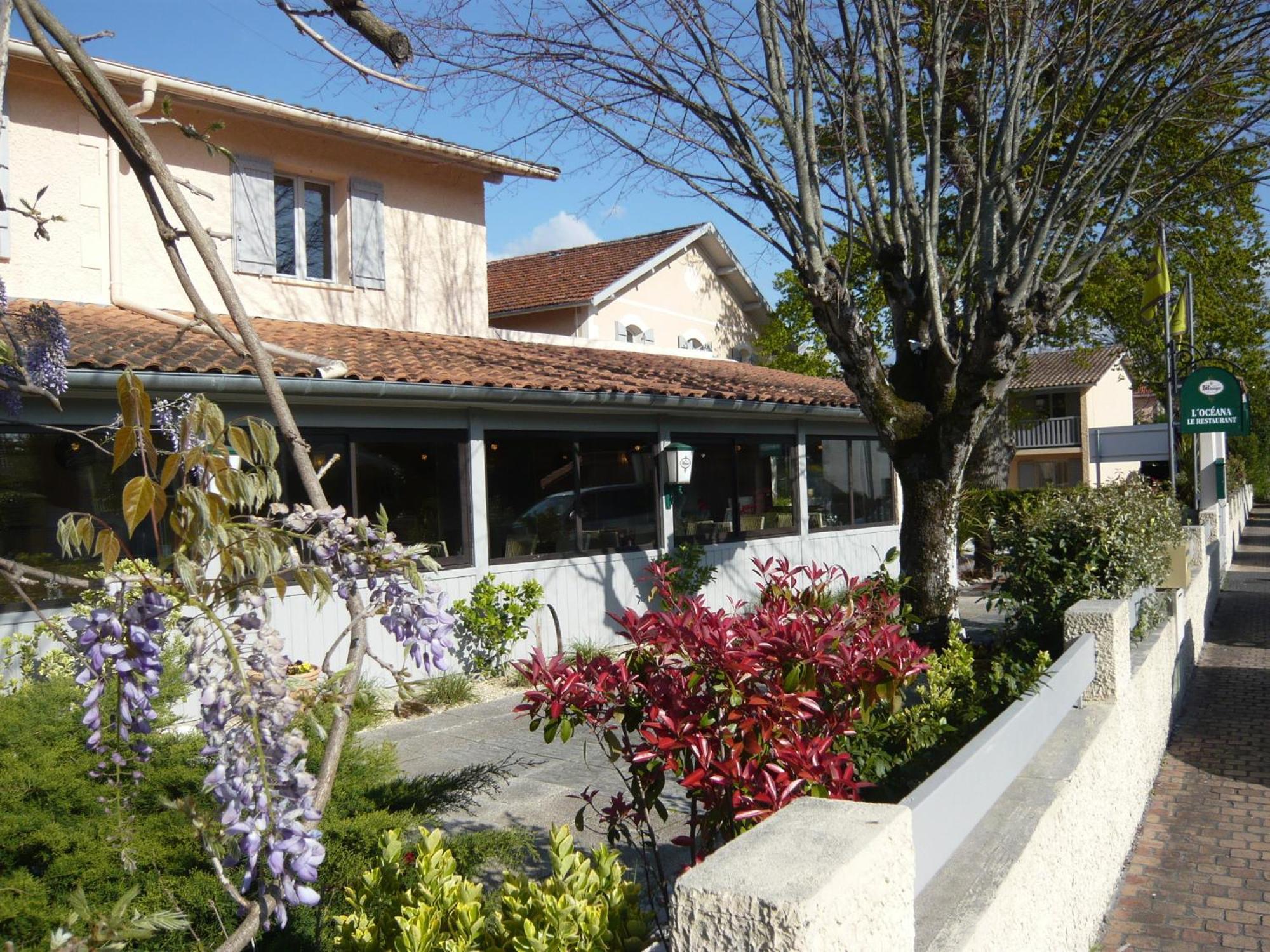 Logis Hotels - Hotel Et Restaurant L'Oceana Lanton Exterior foto