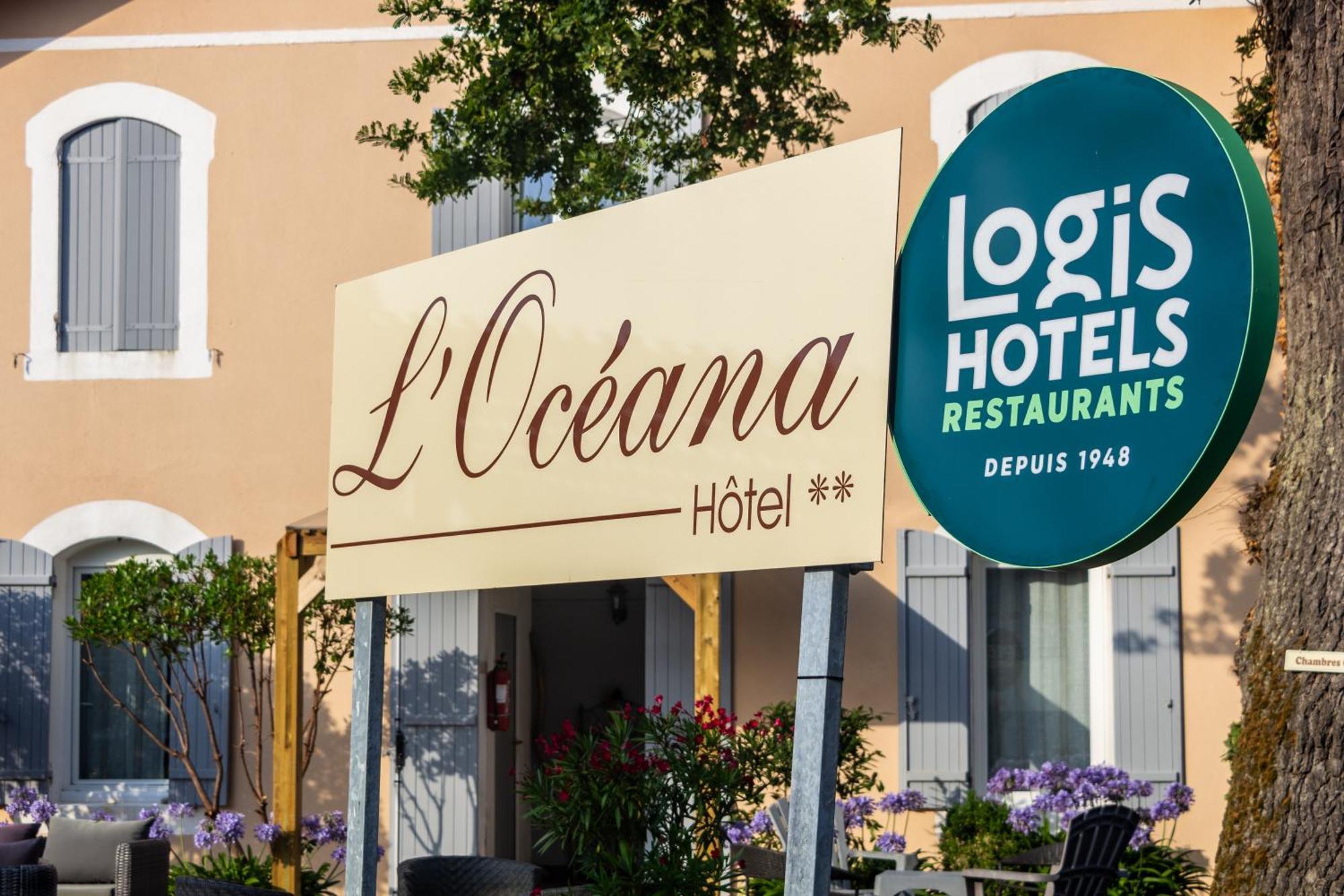 Logis Hotels - Hotel Et Restaurant L'Oceana Lanton Exterior foto